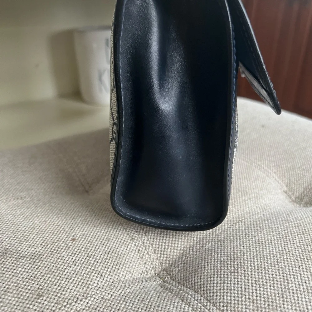 Gucci canvas sherry line navy clutch - Picture 11 of 16